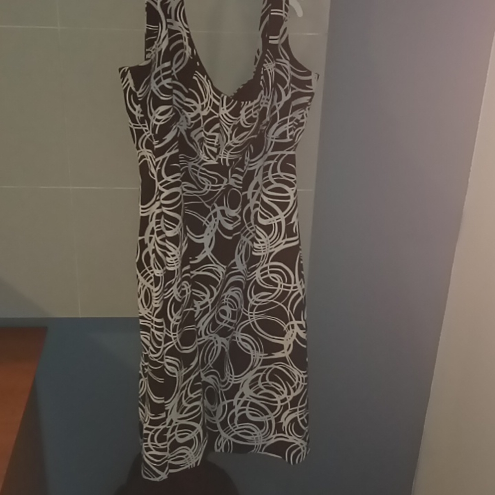 Black and white dress